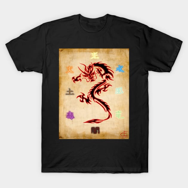 Yamata no Orochi T-Shirt by DustinEatonWorks